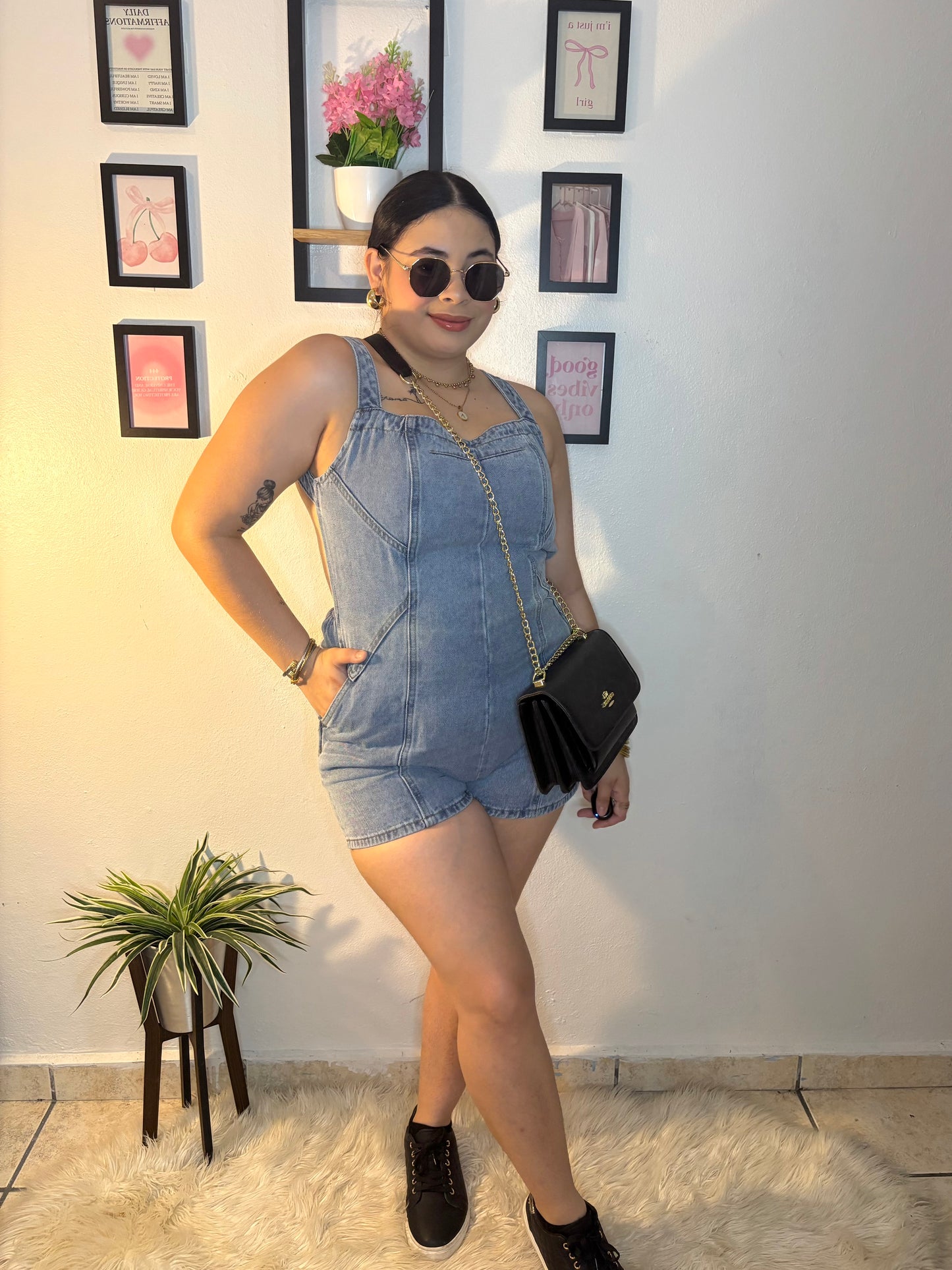 Denim Rumper
