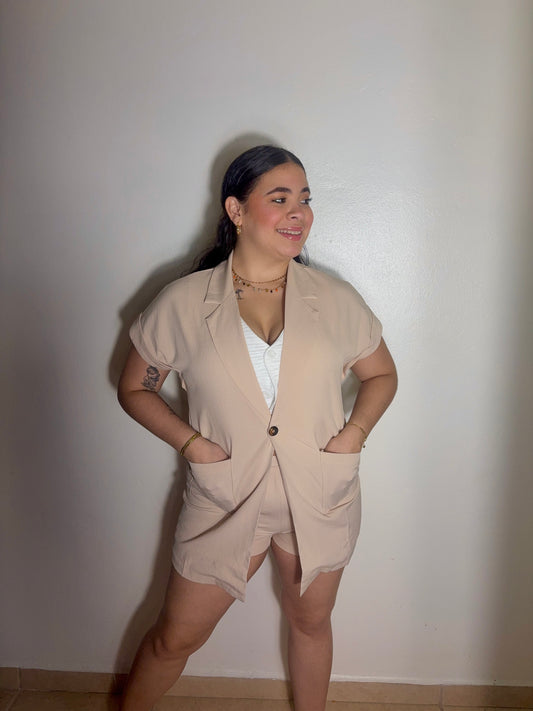 Blazer Beige Set
